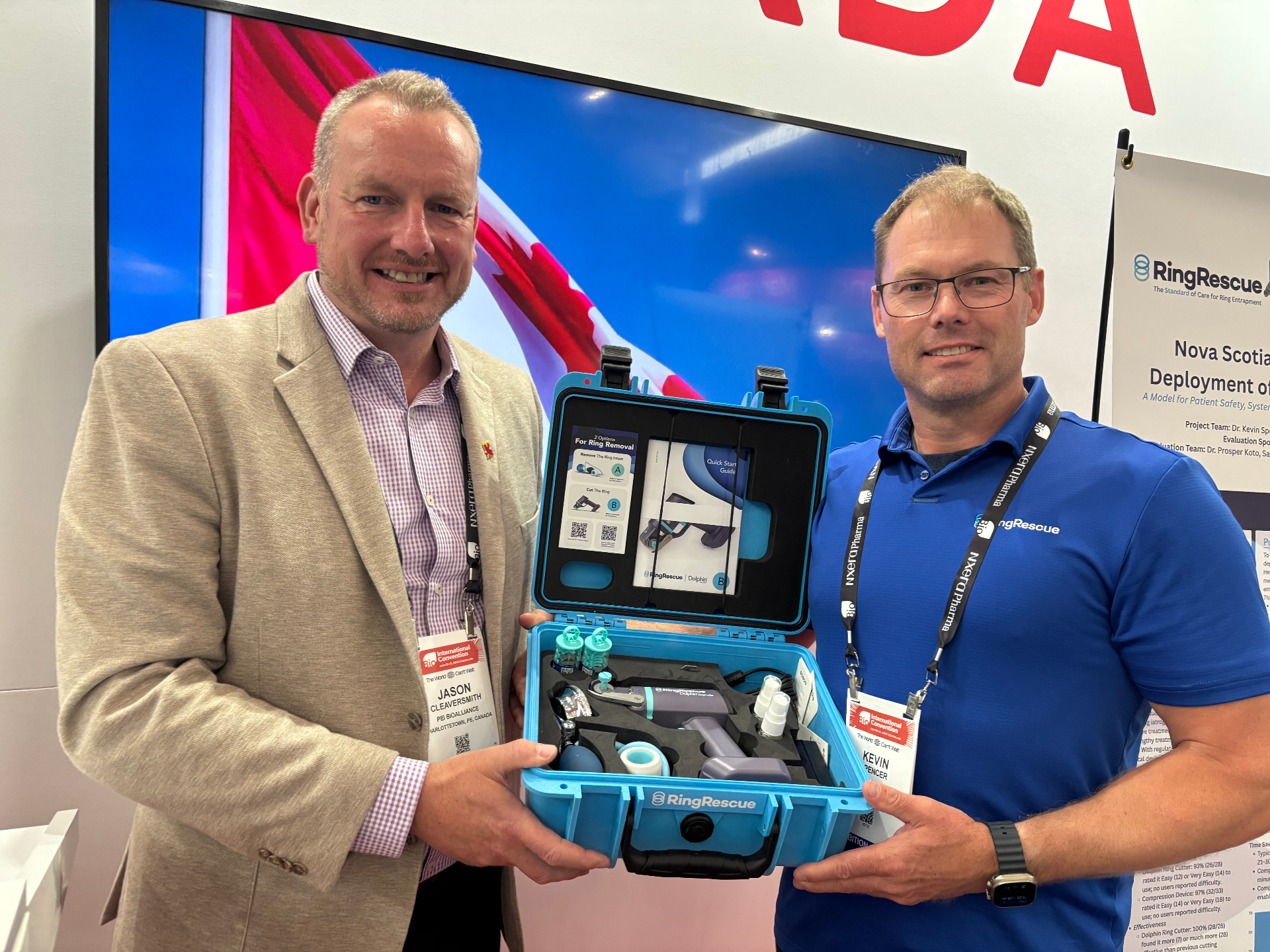 Kevin Spencer and Jason Cleaversmith at BIO International 2025